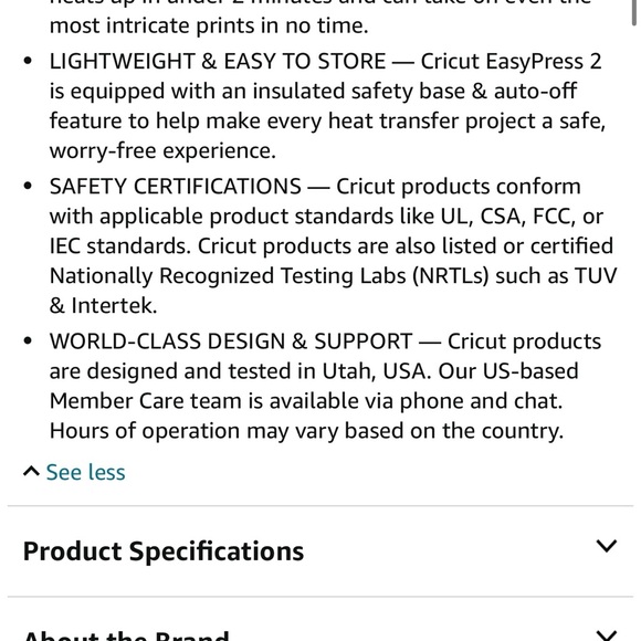 Cricut Easy Press 2, 12”x10” - Picture 4 of 4